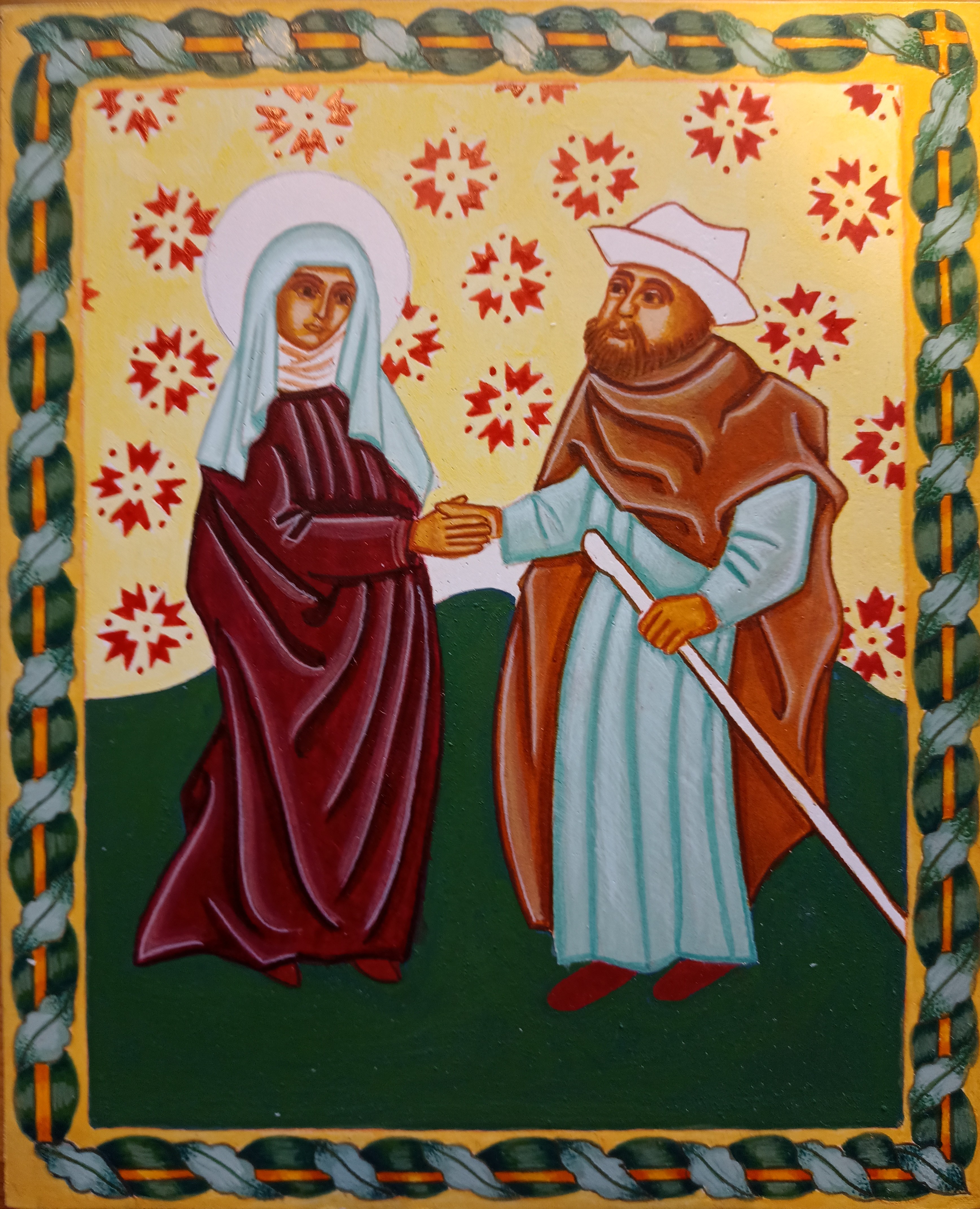 St Annas och st Joakims möte, Jungfru Marias föräldrar